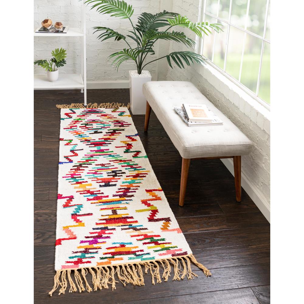 Unique Loom 6 Ft Runner in Ivory (3153193). Picture 2