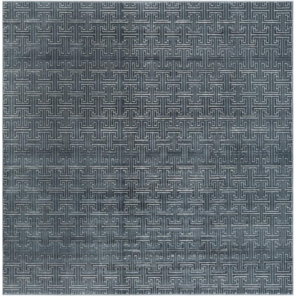 Uptown Park Avenue Area Rug 7' 10" x 7' 10", Square Navy Blue. Picture 1