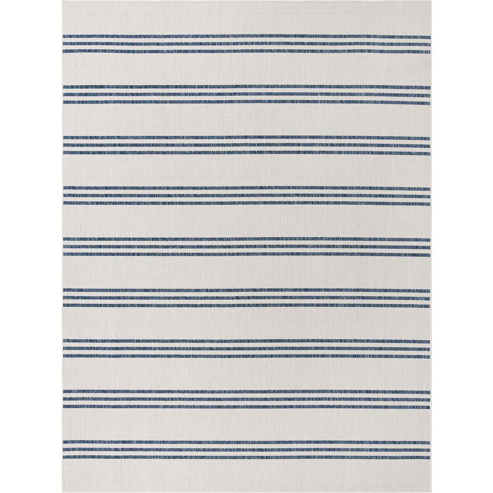 Jill Zarin Outdoor Anguilla Area Rug 9' 0" x 12' 0", Rectangular Ivory. Picture 1