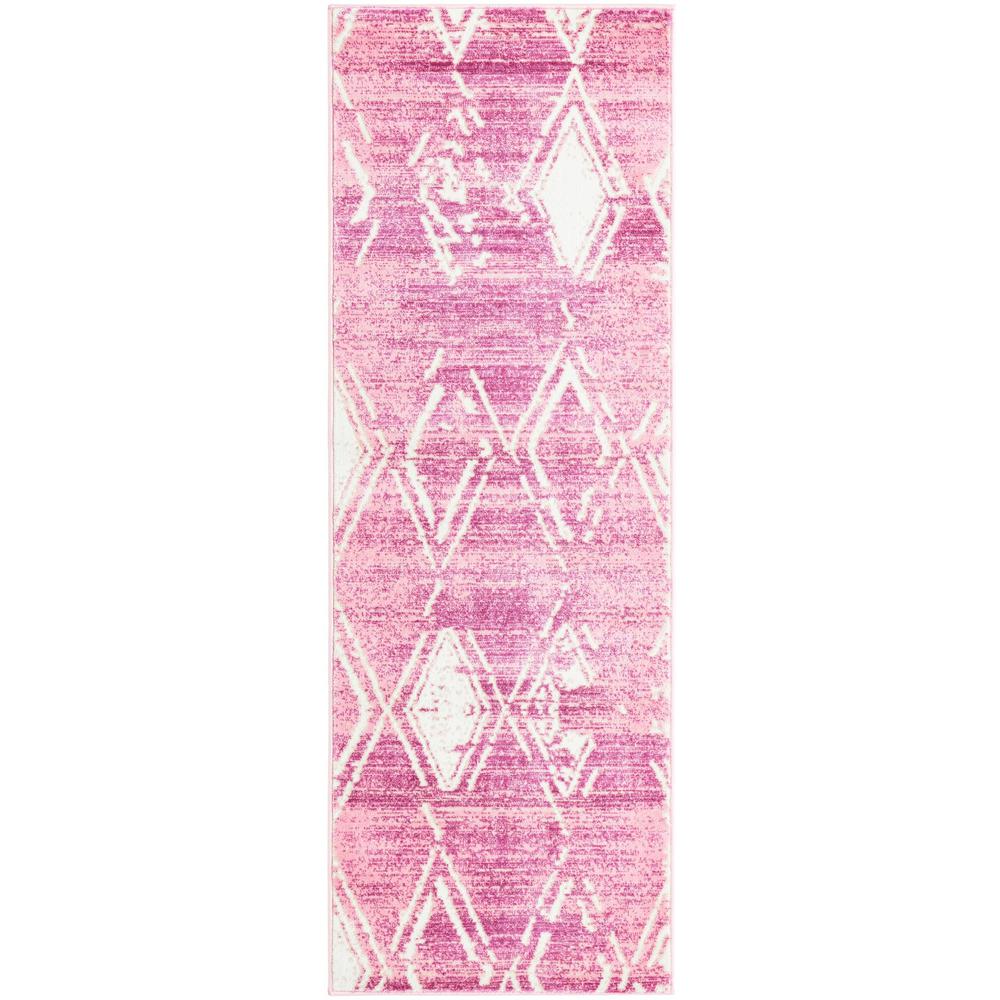 Uptown Carnegie Hill Area Rug 2' 2" x 6' 1", Runner Pink. Picture 1
