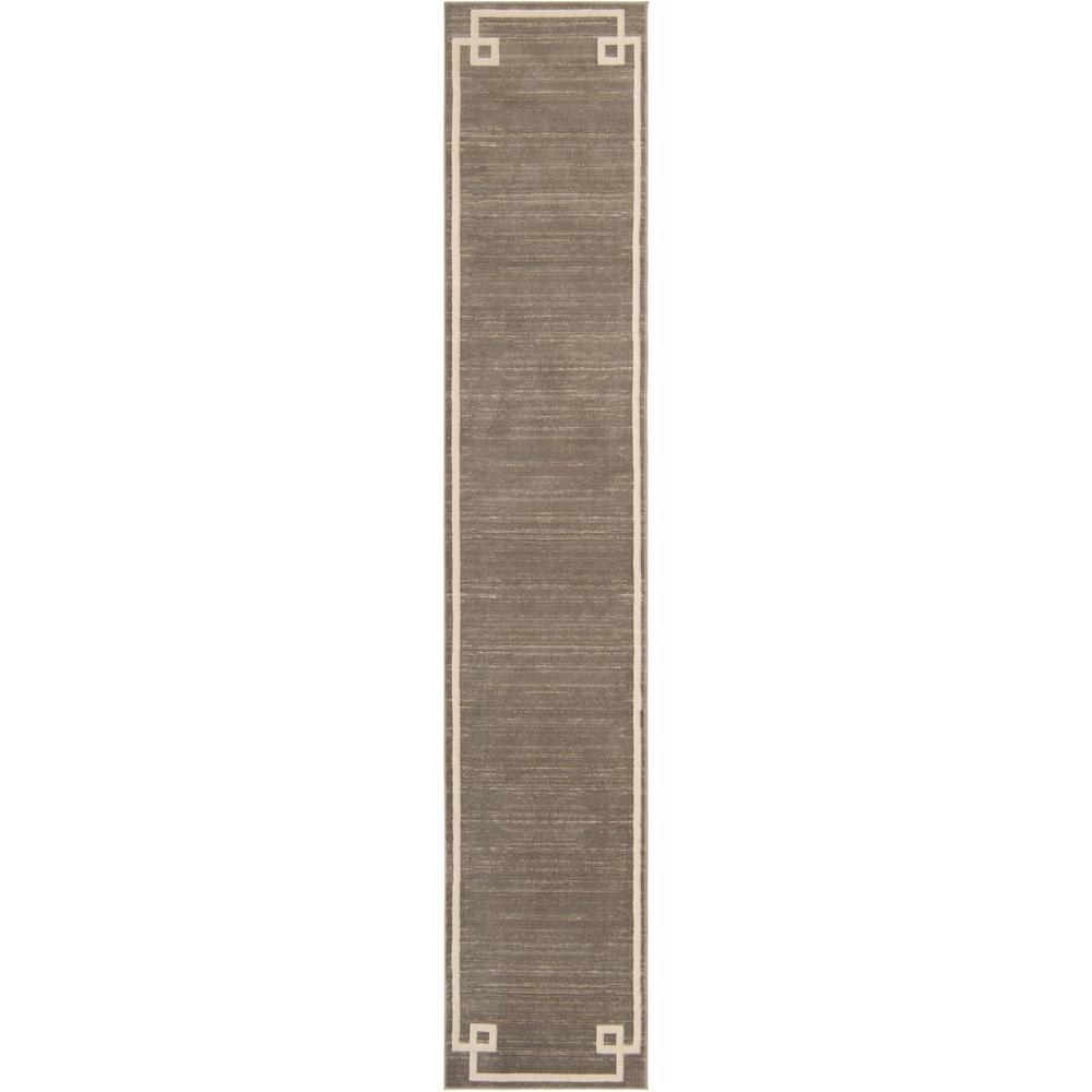 Uptown Lenox Hill Area Rug 2' 7" x 13' 11", Runner Gray. Picture 1