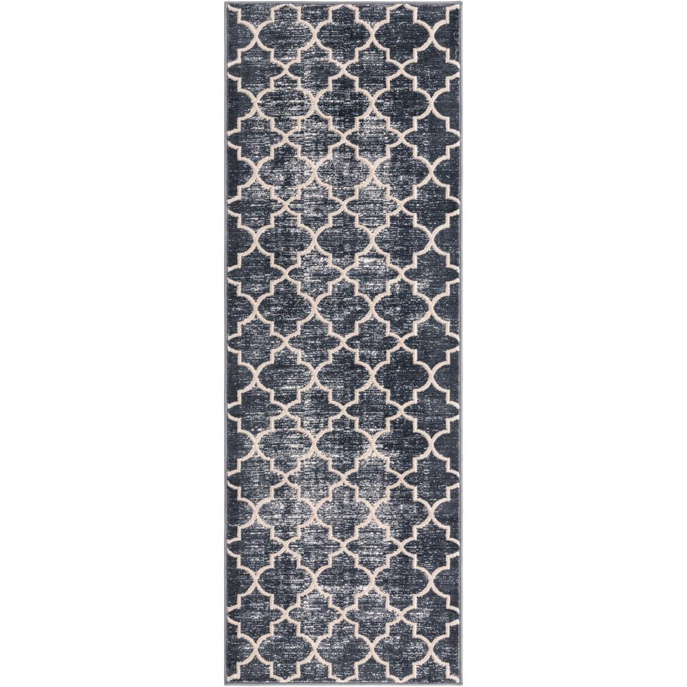 Uptown Area Rug 2' 2" x 6' 1", Runner Navy Blue. Picture 1