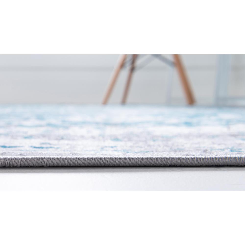 Unique Loom 6 Ft Runner in Blue (3149352). Picture 5
