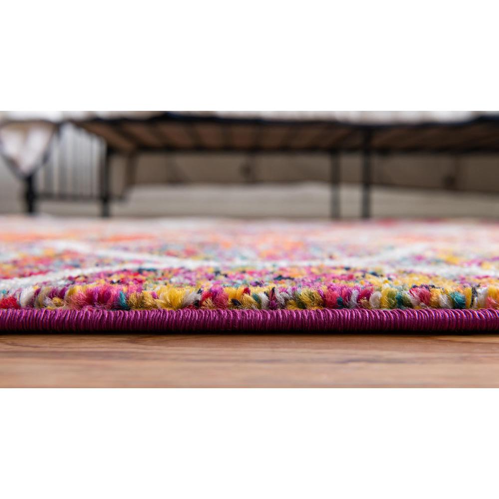 Unique Loom 5x8 Oval Rug in Multi (3151705). Picture 5
