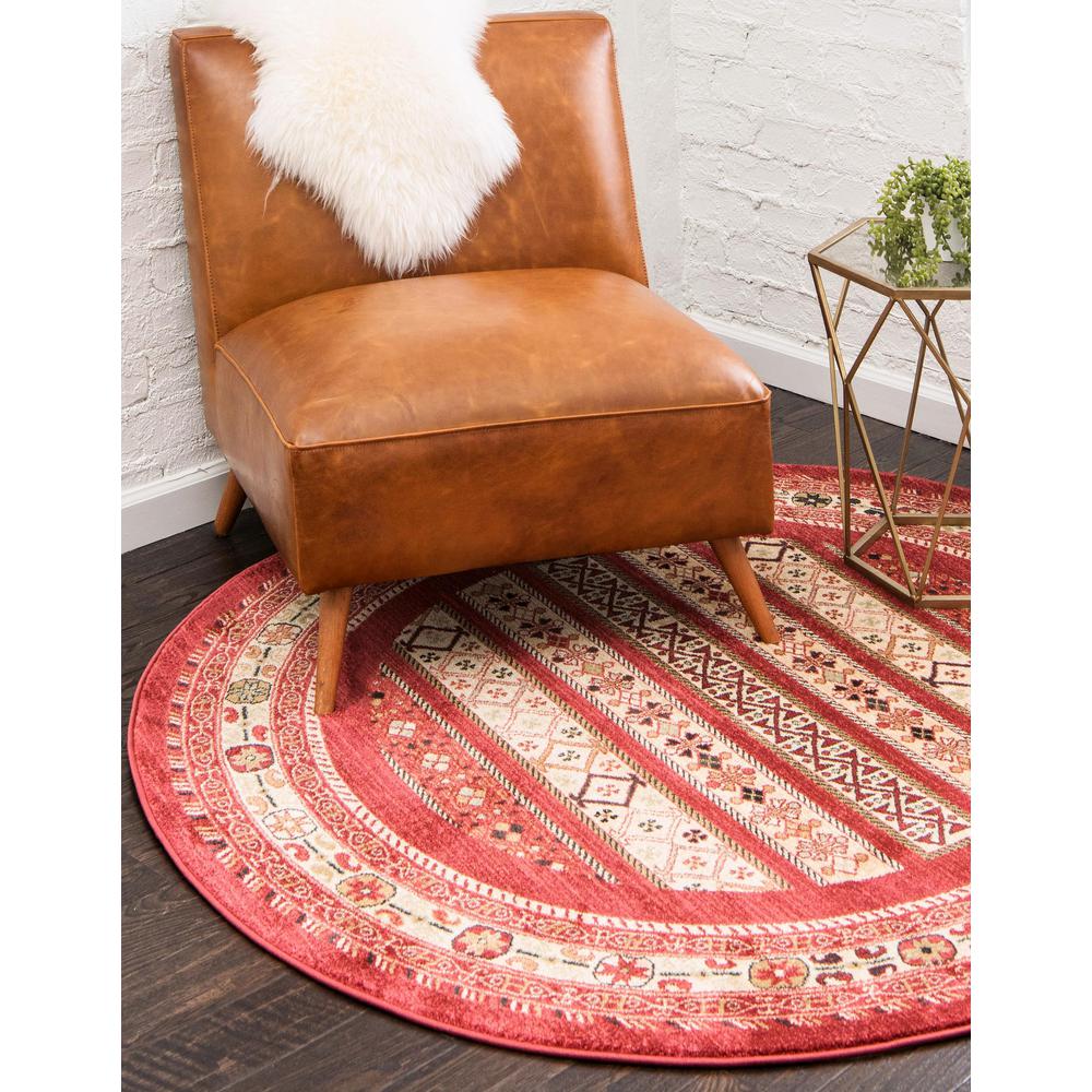 Pasadena Fars Rug, Rust Red (12' 2 x 12' 2). Picture 2