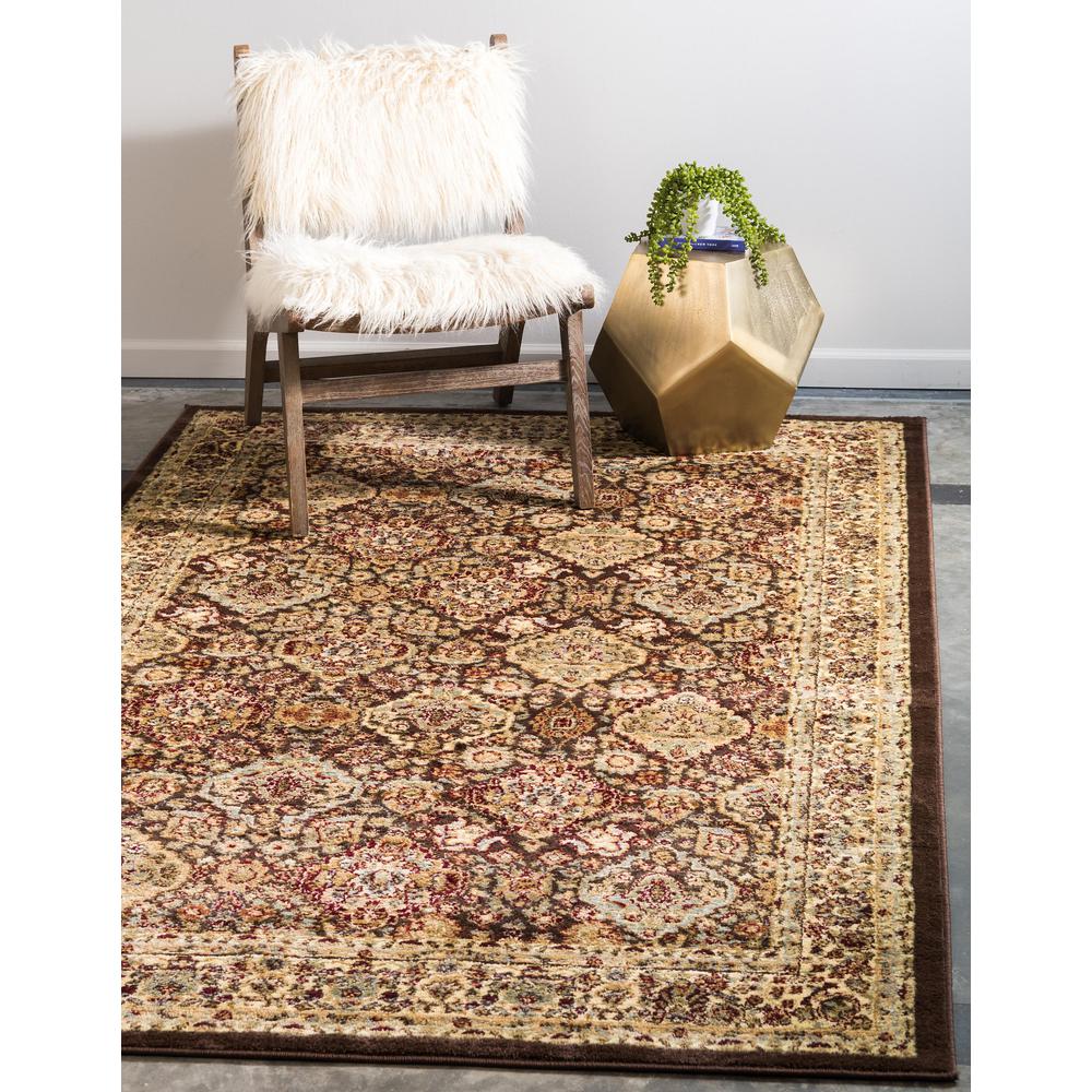 Colonial Voyage Rug, Brown (7' 0 x 10' 0). Picture 2