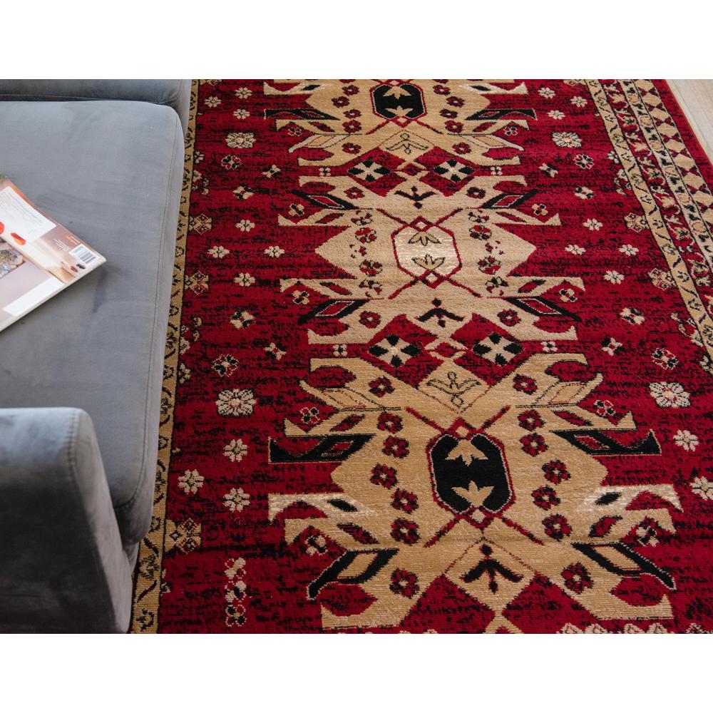 Taftan Oasis Rug, Red (5' 0 x 8' 0). Picture 6
