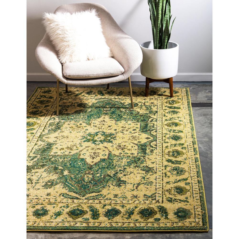 Medici Oasis Rug, Green (10' 6 x 16' 5). Picture 2