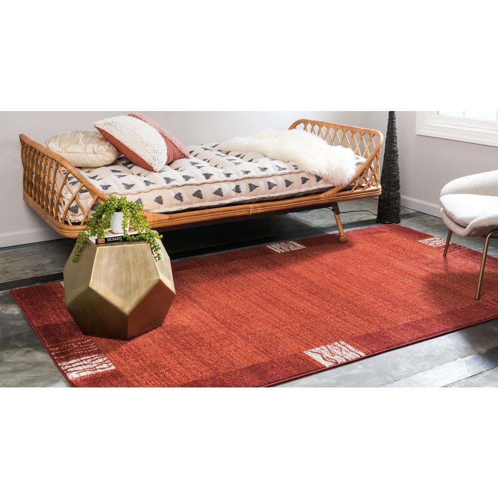 Sarah Del Mar Rug, Rust Red (9' 0 x 12' 0). Picture 3