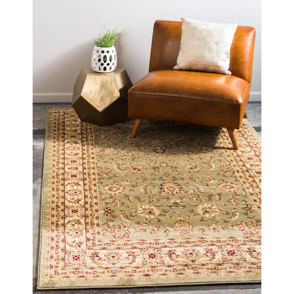 St. Louis Voyage Rug, Green (10' 6 x 16' 5). Picture 2