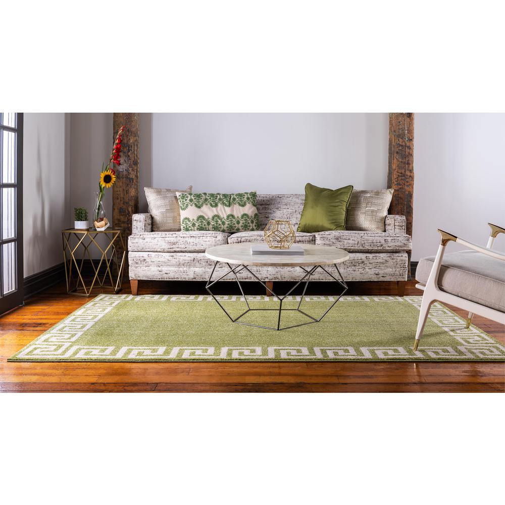 Modern Athens Rug, Light Green (7' 0 x 10' 0). Picture 3