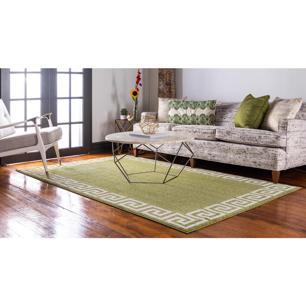 Modern Athens Rug, Light Green (7' 0 x 10' 0). Picture 4