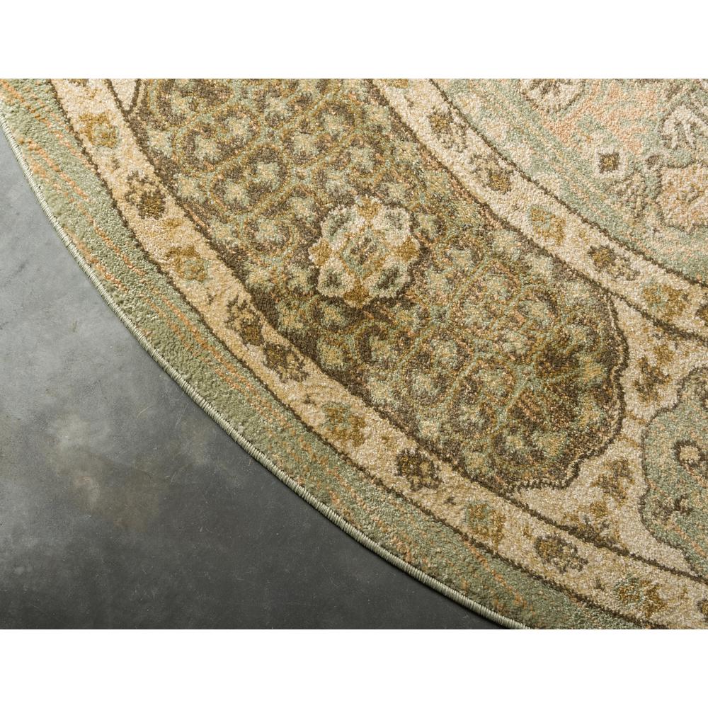 Hamilton Palace Rug, Light Green (3' 3 x 3' 3). Picture 6