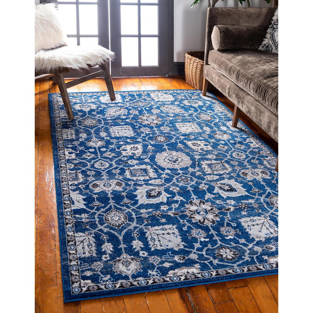 Amelia Tradition Rug, Blue (5' 0 x 8' 0). Picture 2