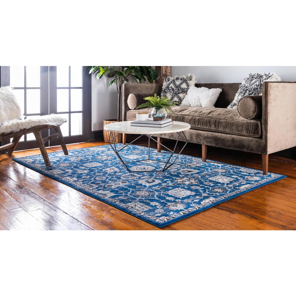 Amelia Tradition Rug, Blue (5' 0 x 8' 0). Picture 3