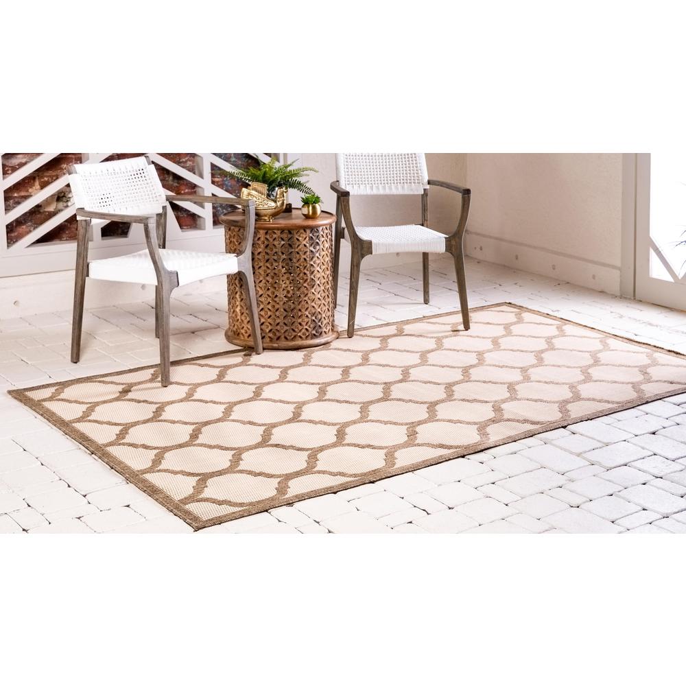 Outdoor Moroccan Rug, Brown (3' 3 x 5' 0). Picture 3