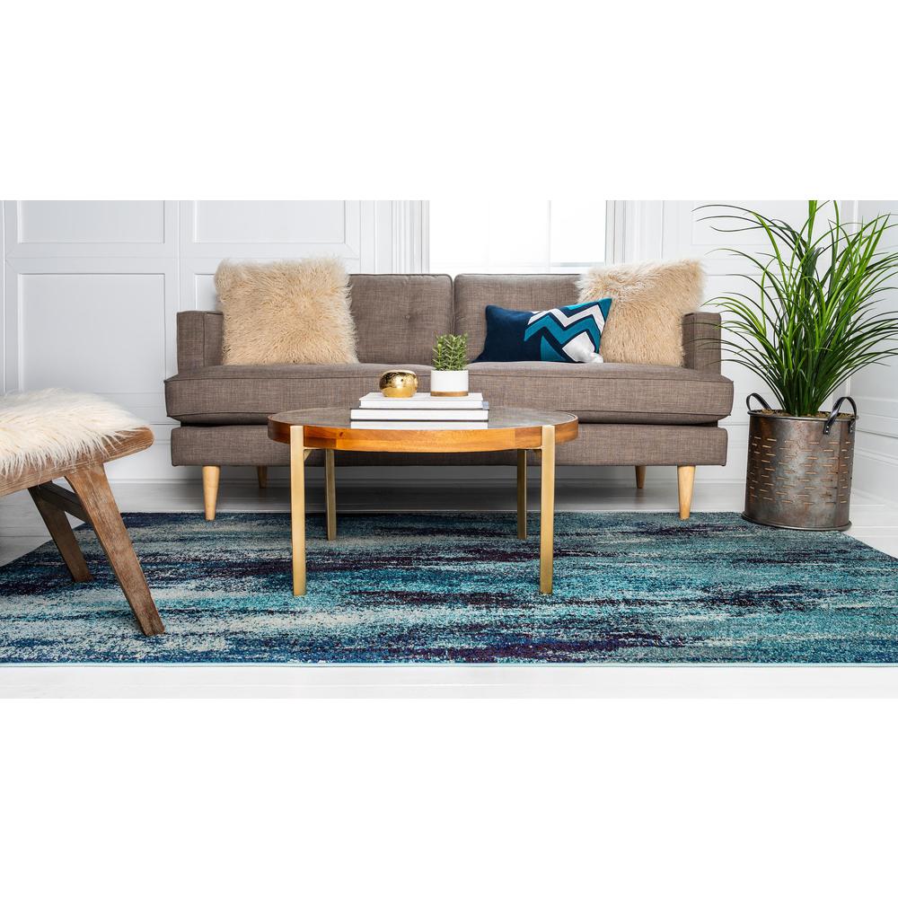 Lilly Jardin Rug, Blue (9' 0 x 12' 0). Picture 4