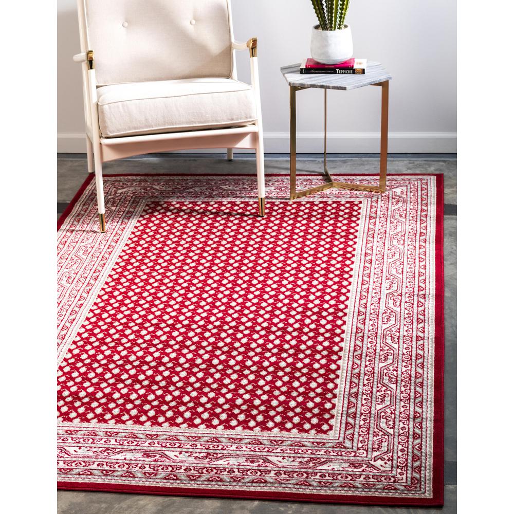 Allover Williamsburg Rug, Red (7' 0 x 10' 0). Picture 2