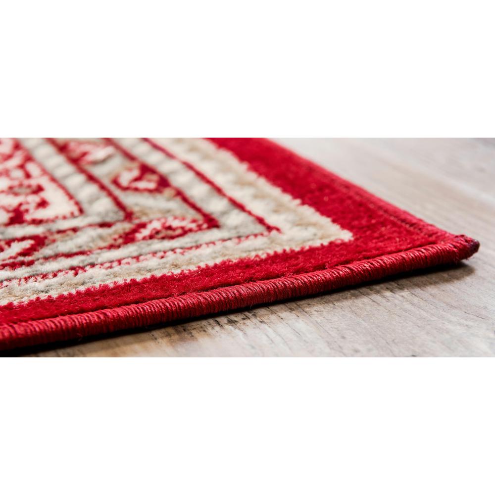 Allover Williamsburg Rug, Red (7' 0 x 10' 0). Picture 5