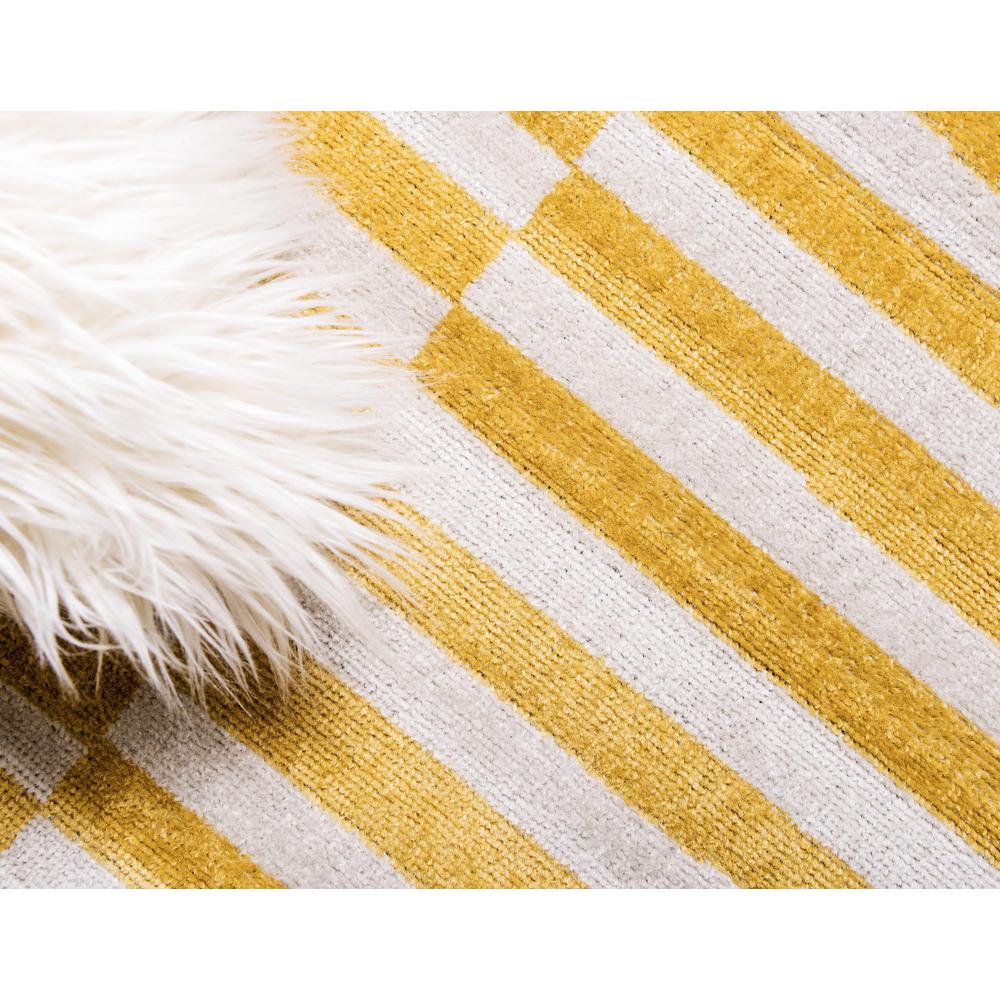 Striped Williamsburg Rug, Yellow (7' 0 x 10' 0). Picture 6