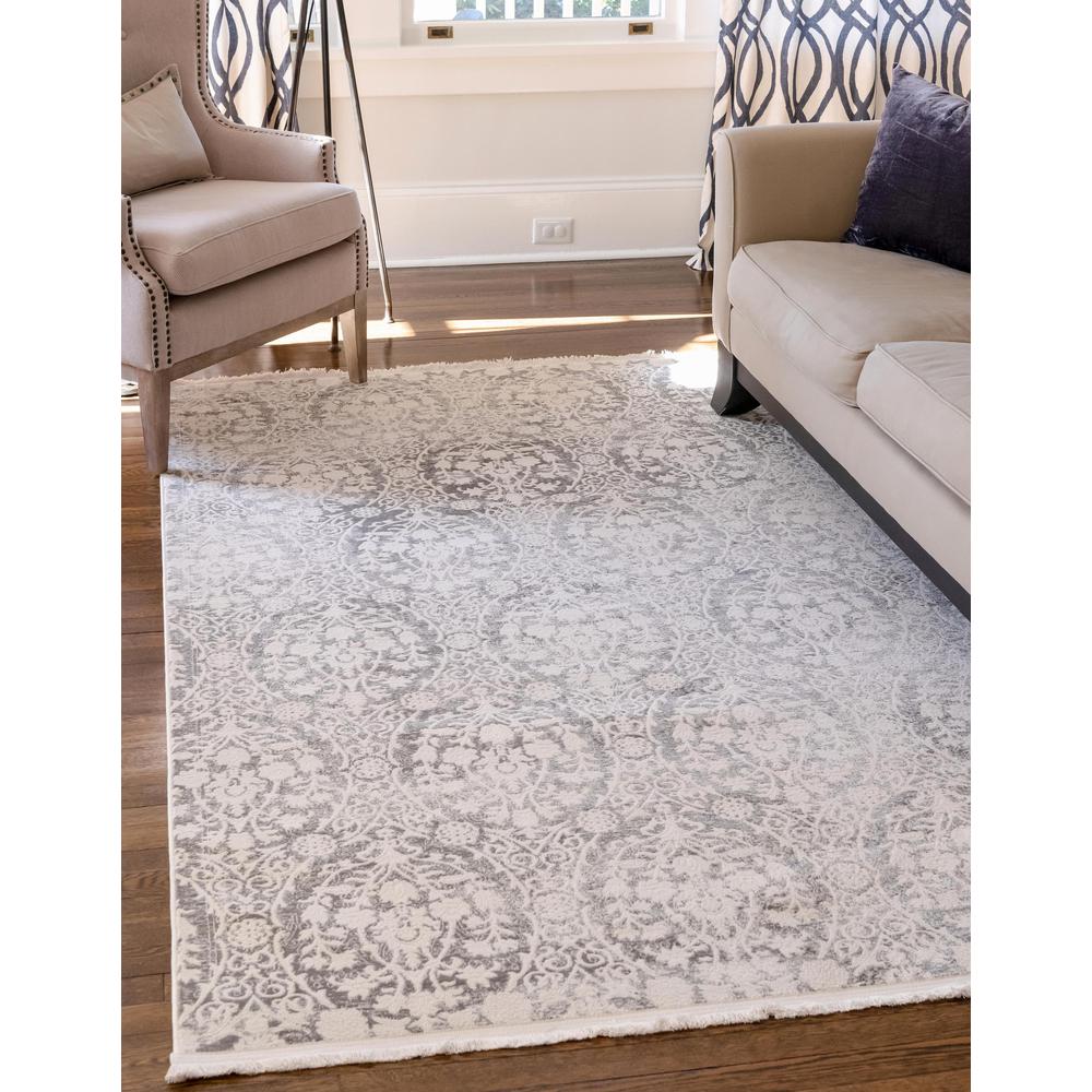 Tyche New Classical Rug, Gray (9' 0 x 12' 0). Picture 2