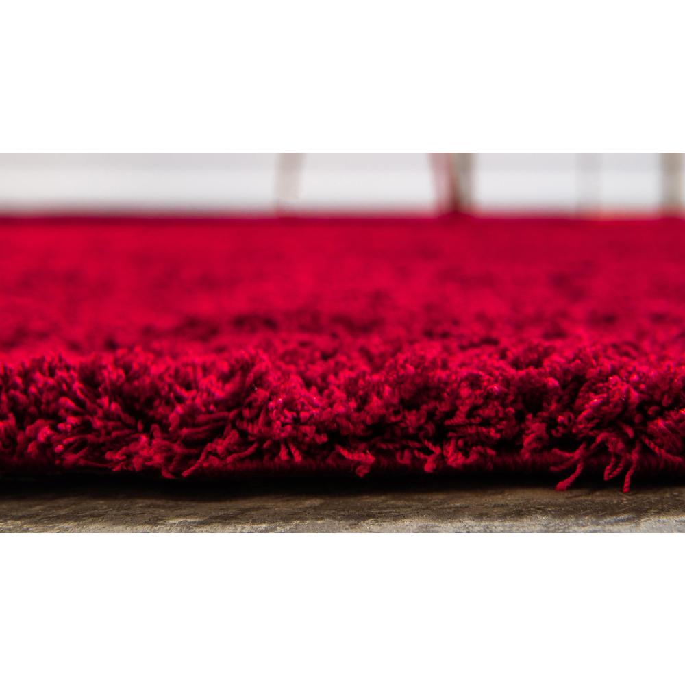 Studio Solid Shag Rug, Red (5' 0 x 8' 0). Picture 5