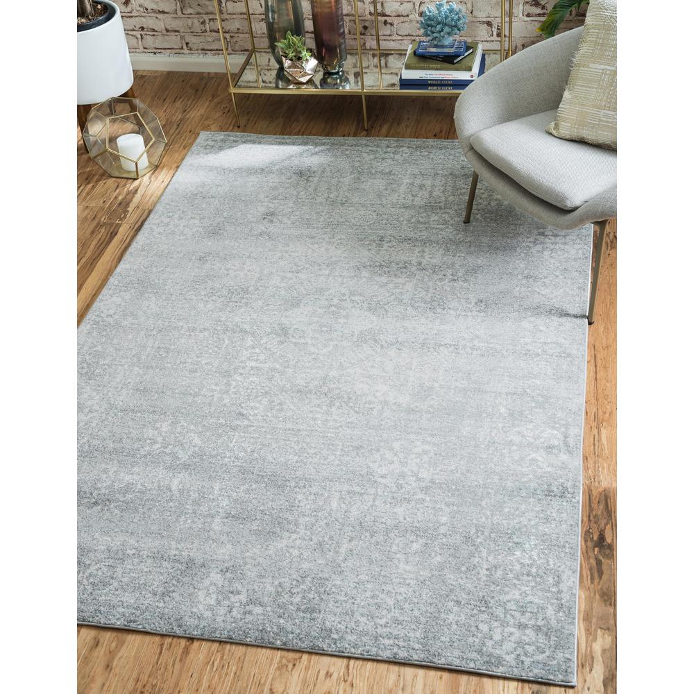 Bouquet Tradition Rug, Silver (5' 0 x 8' 0). Picture 2