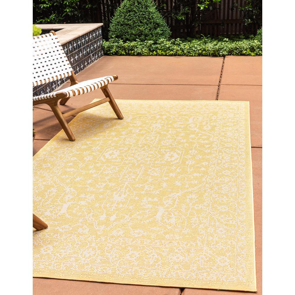 Outdoor Allover Rug, Yellow (7' 0 x 10' 0). Picture 2