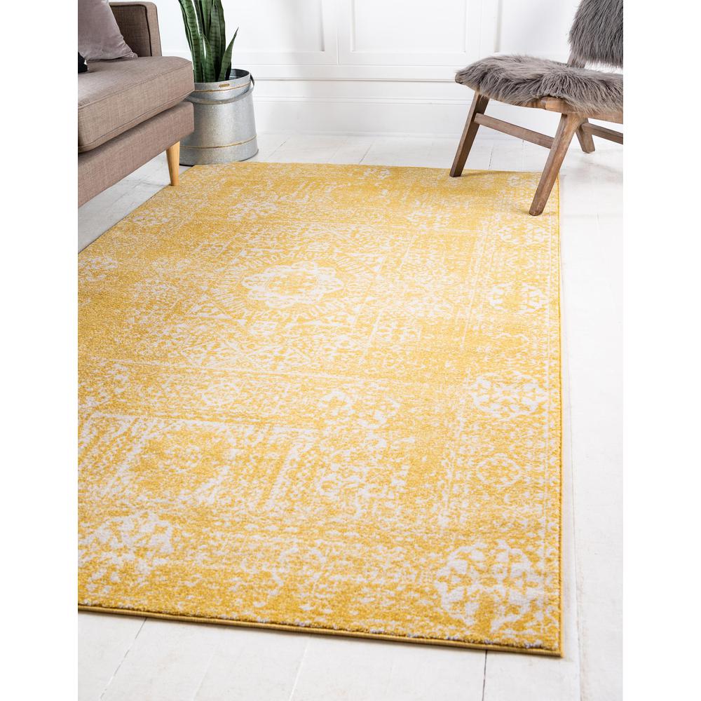 Bouquet Tradition Rug, Yellow (9' 0 x 12' 0). Picture 2