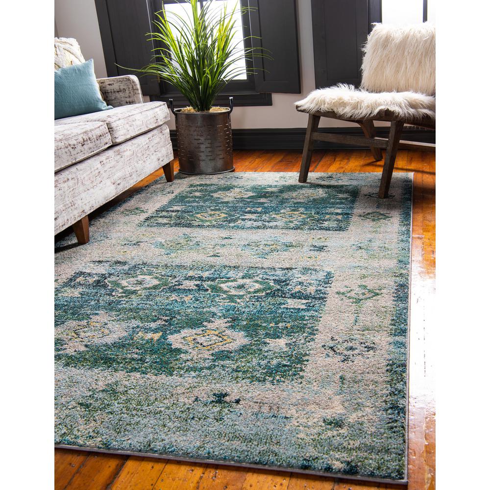 Monterey Empire Rug, Green (8' 0 x 10' 0). Picture 2