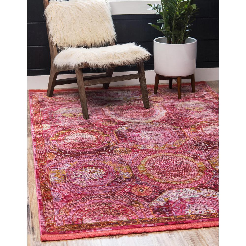 Coppelia Baracoa Rug, Pink (5' 5 x 8' 0). Picture 2