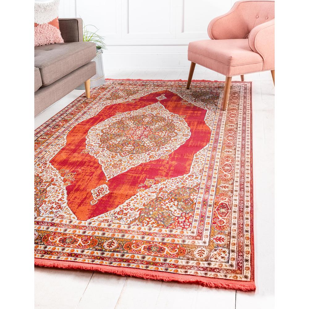 Regla Baracoa Rug, Red (5' 5 x 8' 0). Picture 2