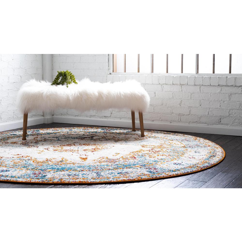 Bellini Rosso Rug, Ivory (8' 0 x 8' 0). Picture 3