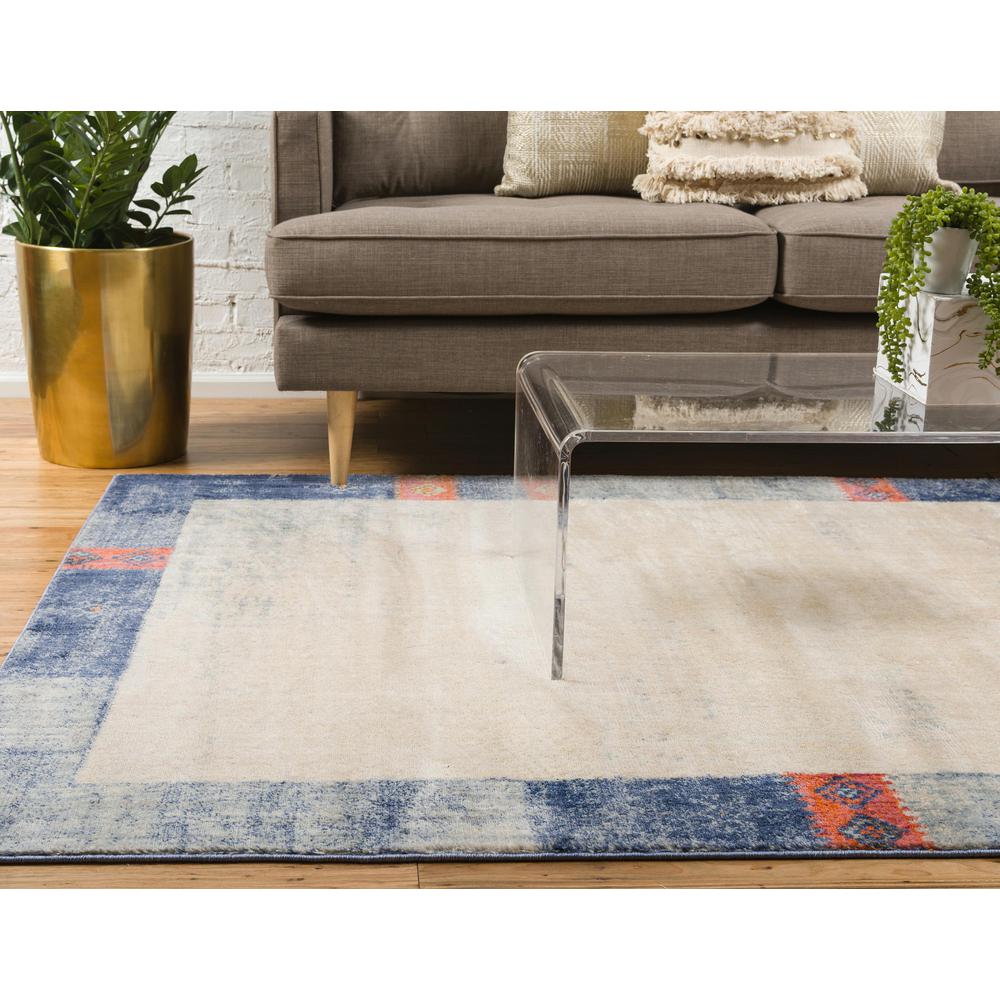 Canaries Helios Rug, Blue (5' 0 x 8' 0). Picture 4