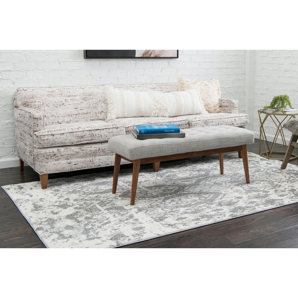 Piazza Rosso Rug, Light Gray (8' 0 x 10' 0). Picture 3