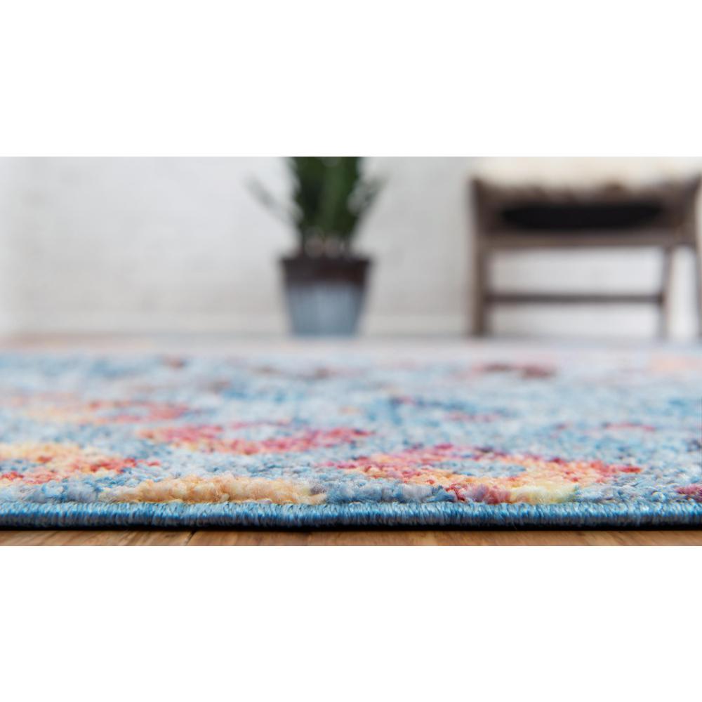 Rainbow Spectral Rug, Blue (7' 0 x 10' 0). Picture 5