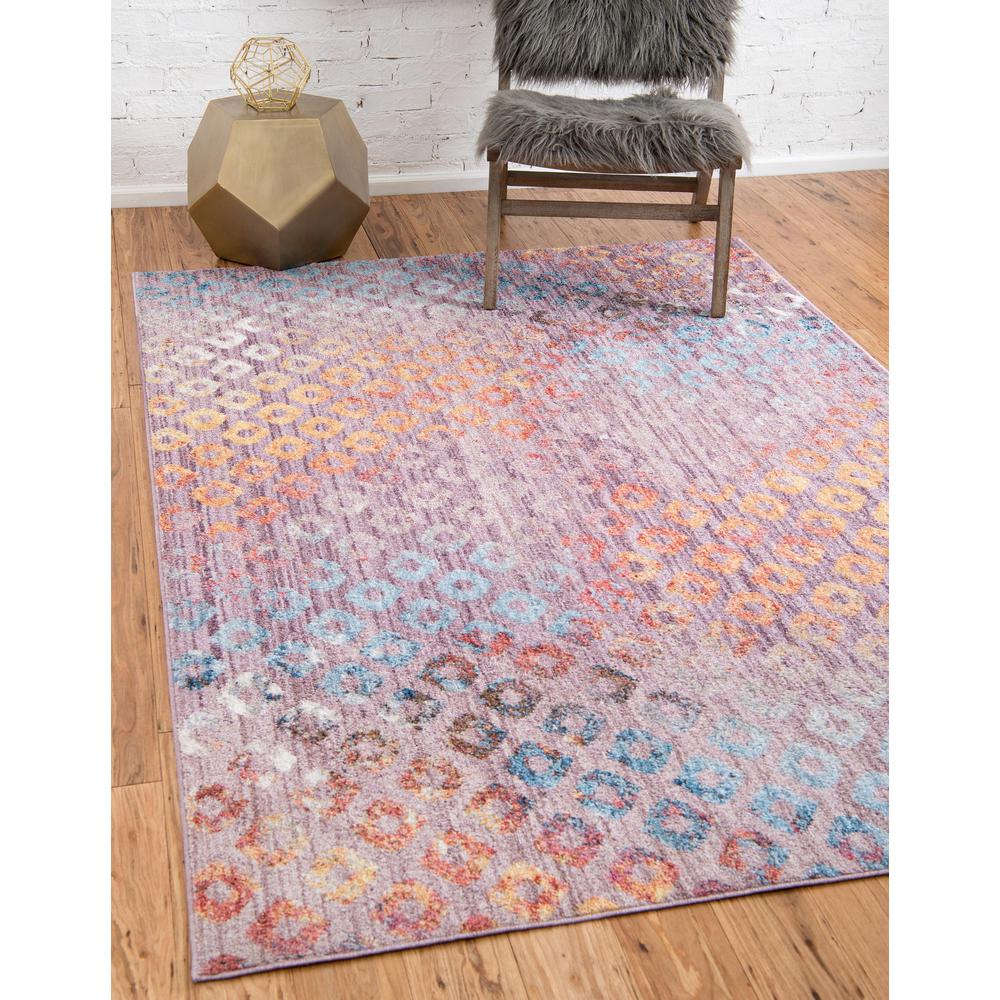 Rainbow Spectral Rug, Violet (7' 0 x 10' 0). Picture 2