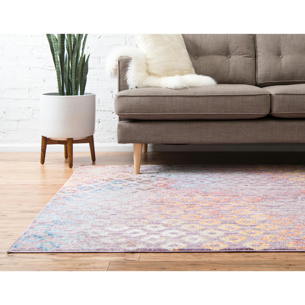 Rainbow Spectral Rug, Violet (7' 0 x 10' 0). Picture 4