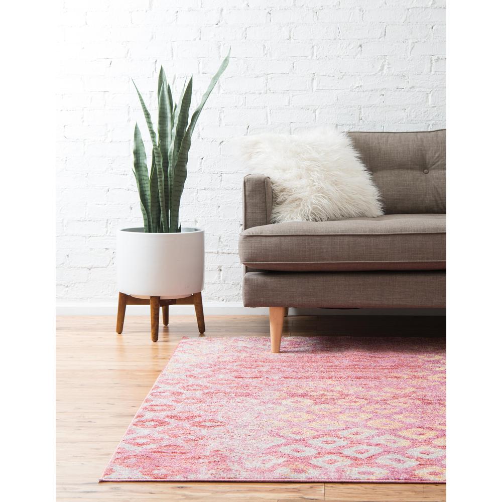 Rainbow Spectral Rug, Pink (7' 0 x 10' 0). Picture 4