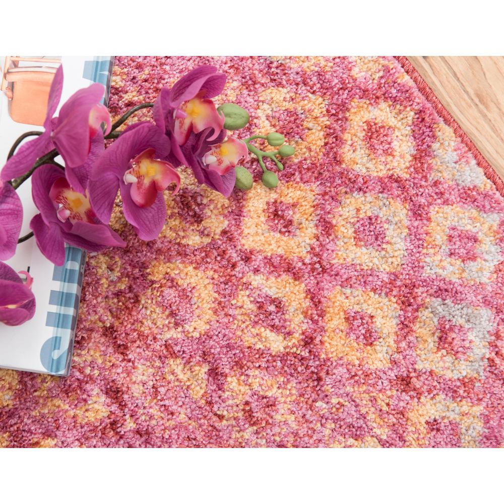 Rainbow Spectral Rug, Pink (7' 0 x 10' 0). Picture 6