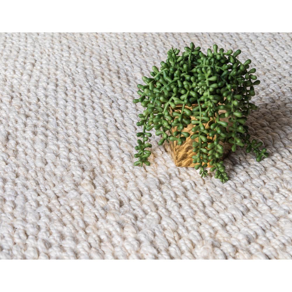 Chunky Jute Rug, Ivory (6' 0 x 9' 0). Picture 6