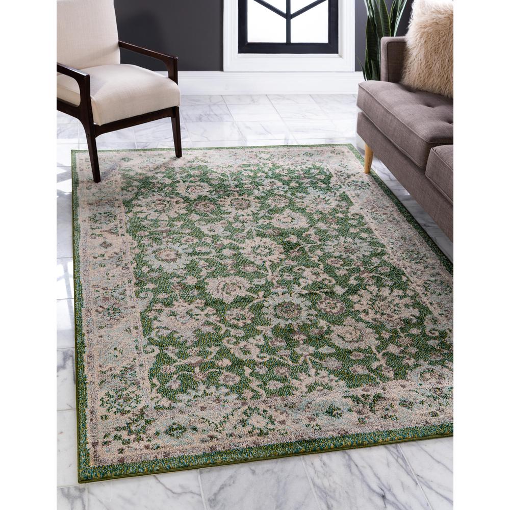 Krystle Penrose Rug, Green (8' 0 x 10' 0). Picture 2
