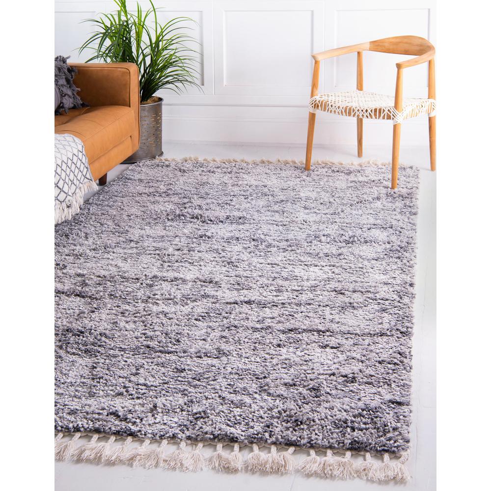 Unique Loom Misty Hygge Shag Rug. Picture 2