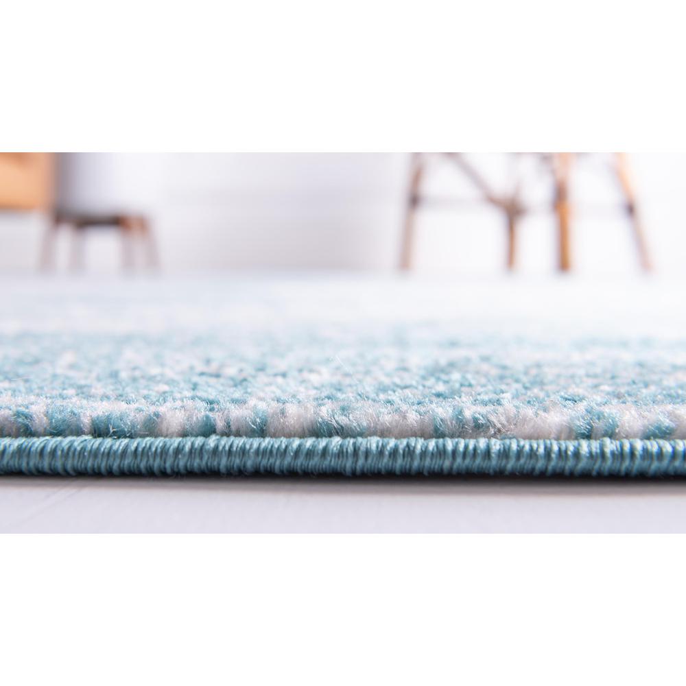 Midnight Bromley Rug, Turquoise (8' 0 x 10' 0). Picture 5