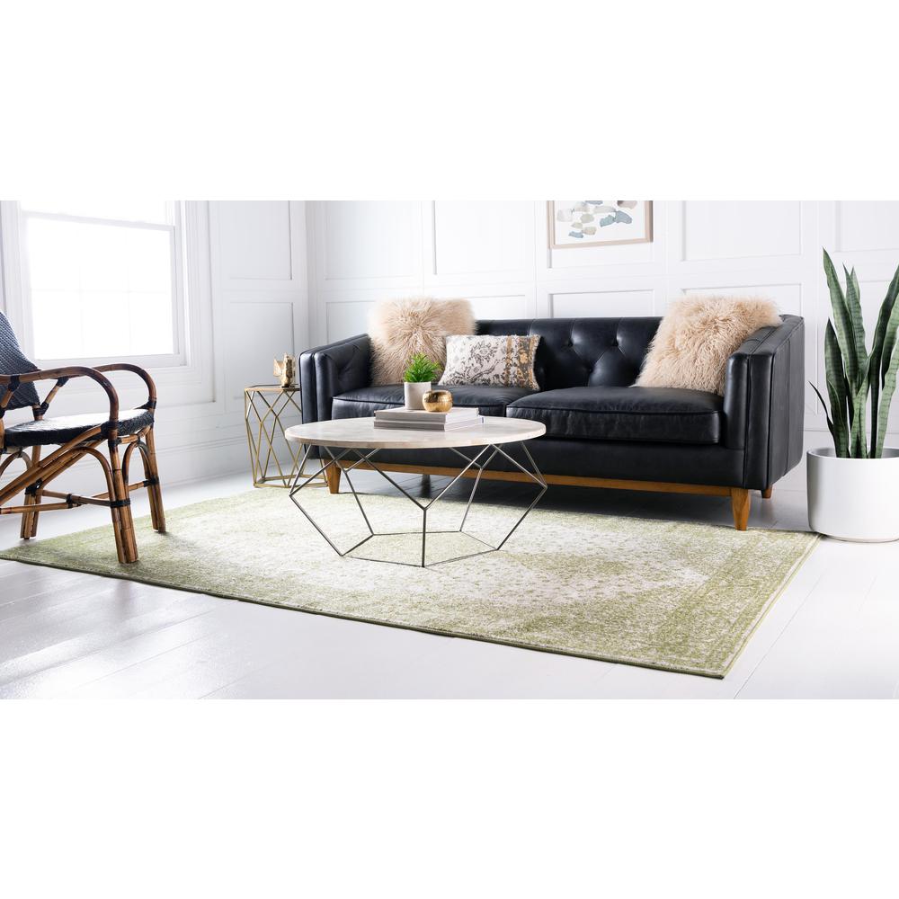 Midnight Bromley Rug, Green (8' 0 x 10' 0). Picture 3