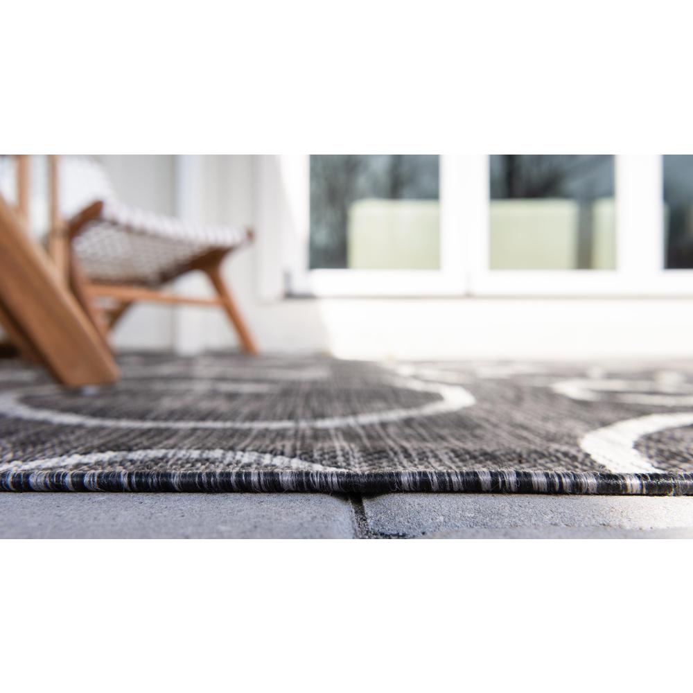 Outdoor Curl Rug, Charcoal Gray (7' 0 x 10' 0). Picture 5