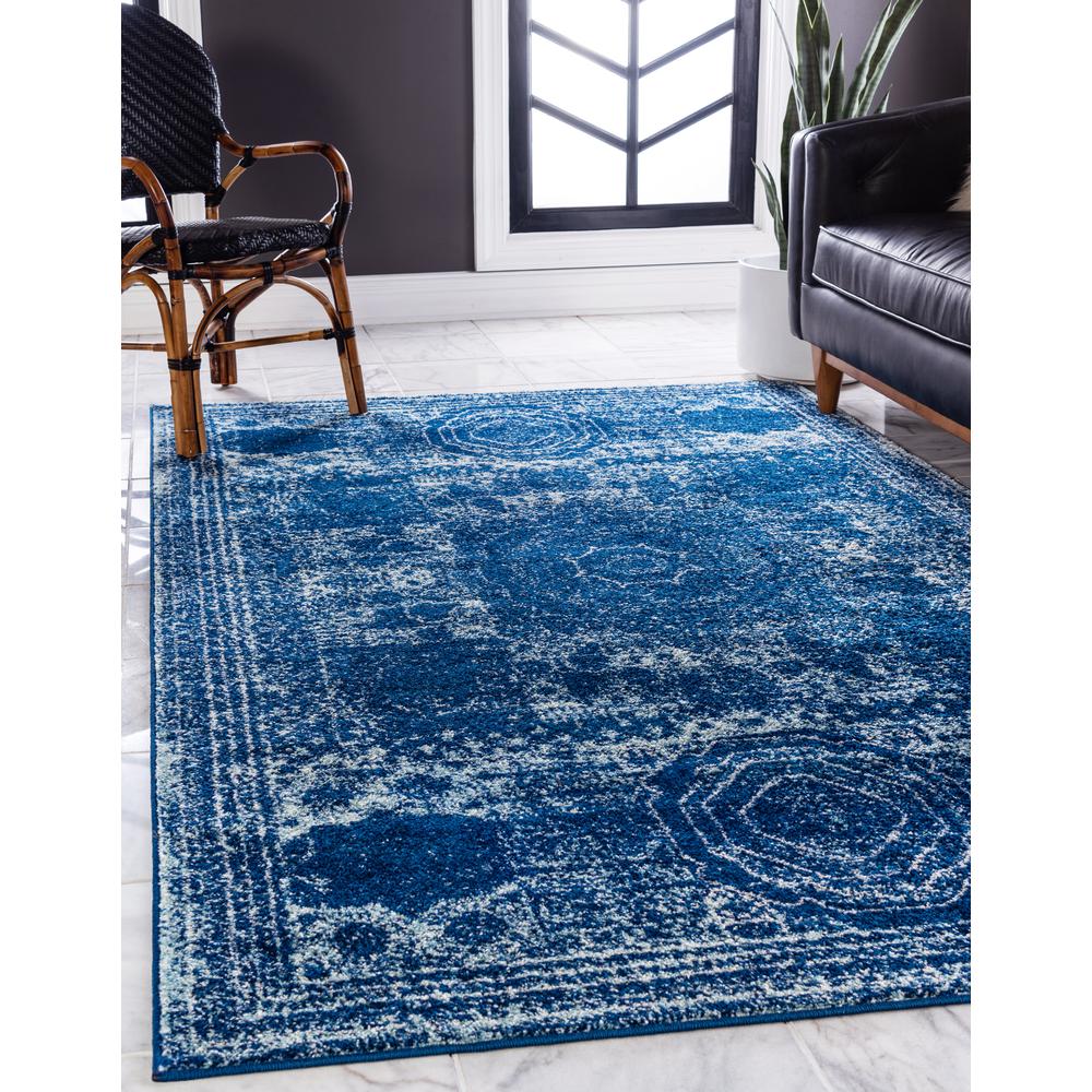 Wells Bromley Rug, Navy Blue (6' 0 x 9' 0). Picture 2