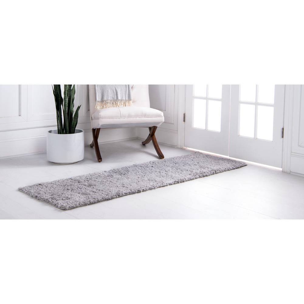 Davos Shag Rug, Sterling (2' 7 x 13' 0). Picture 3
