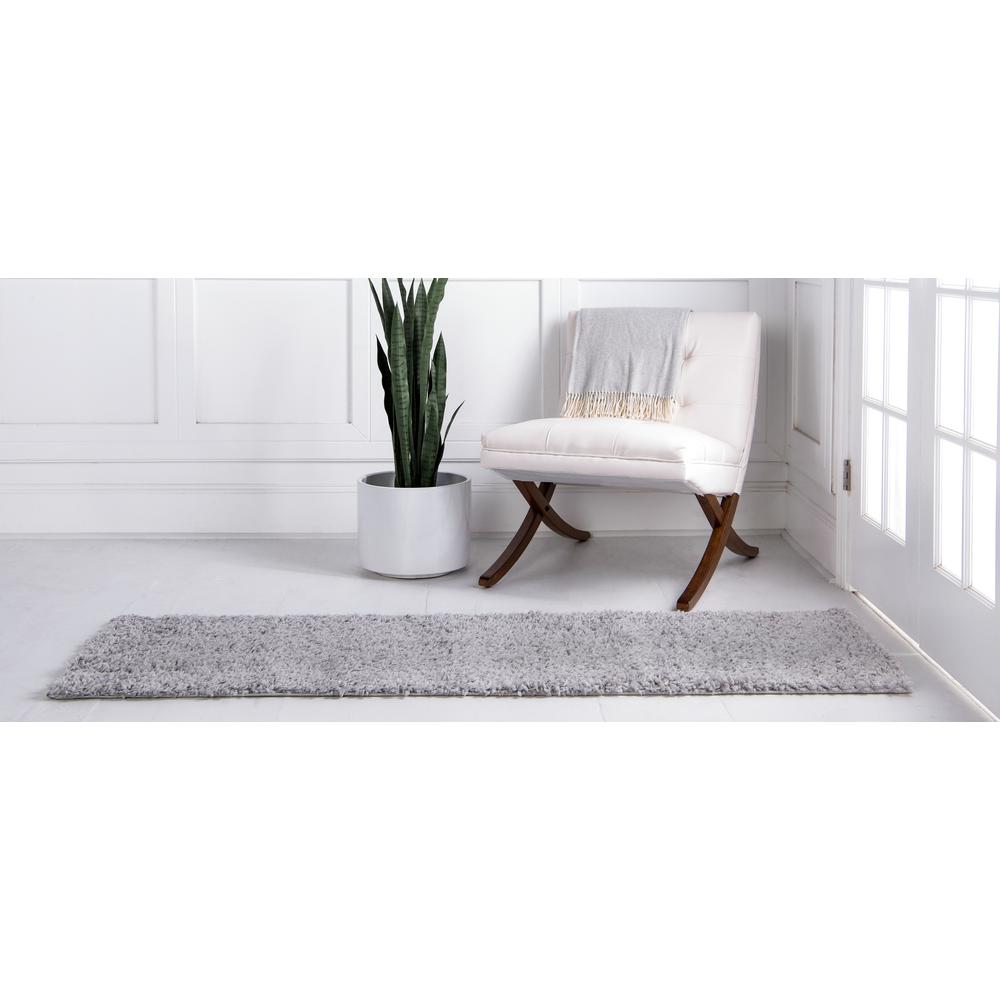 Davos Shag Rug, Sterling (2' 7 x 13' 0). Picture 4