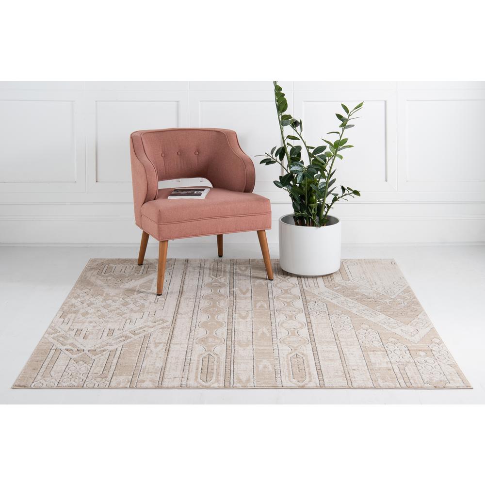 Orford Portland Rug, Tan (8' 0 x 8' 0). Picture 4